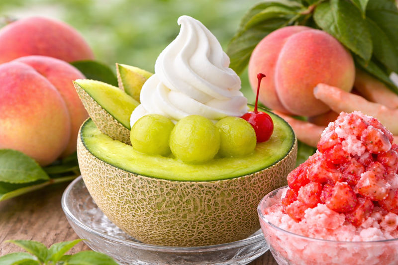 まるごとメロンパフェ、いちご農家のかき氷！夏のたまたびフルーツフェスティバル