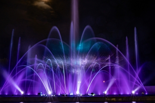 550万級のイルミネーションと日本一の噴水ショー！御殿場時之栖ひかりのすみか