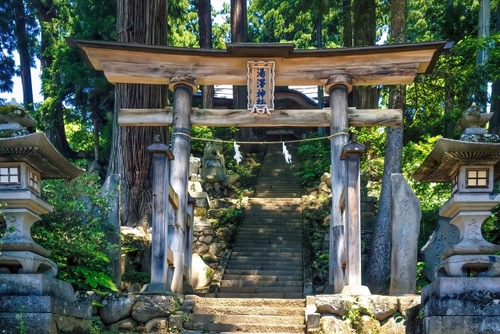 野沢温泉大煙火花火（湯澤神社の例祭奉納花火）　野沢グランドホテル