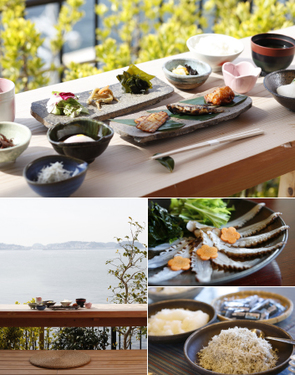 選べる夕食「初ふぐ」・「旬の真鯛」　島の恵み「日間賀観光ホテル」