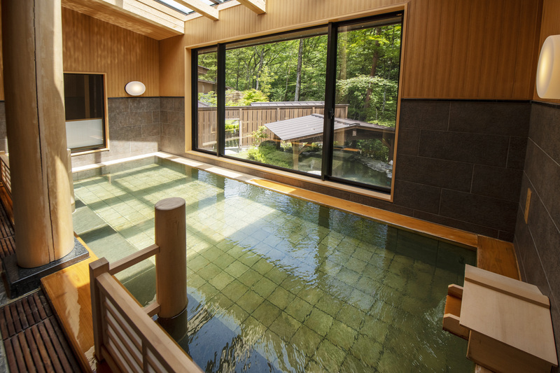 【露天風呂付客室に宿泊】青き川のせせらぎ 渓谷の隠れ宿 塩の湯温泉 蓮月
