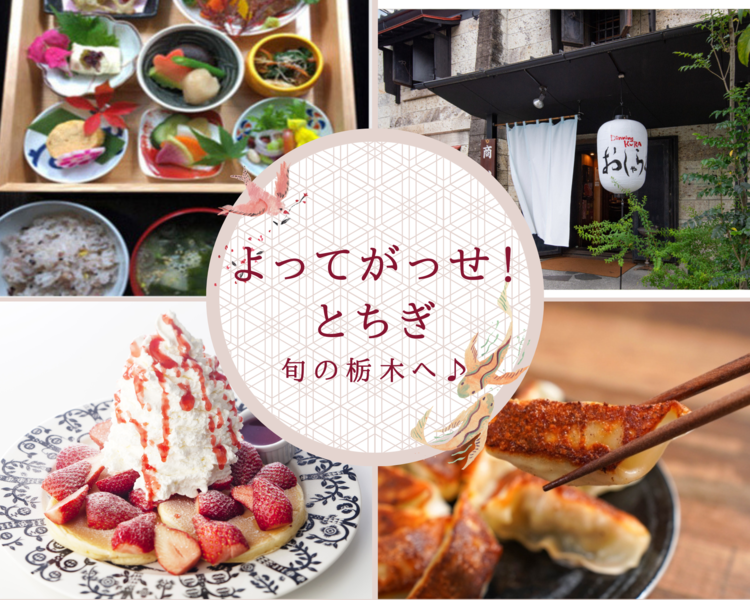 【いちご2パックお土産付】いちごが旬の栃木へ!! よってがっせ！とちぎ