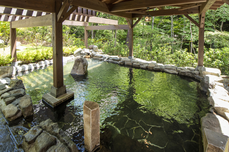 【露天風呂付客室に宿泊】青き川のせせらぎ 渓谷の隠れ宿 塩の湯温泉 蓮月